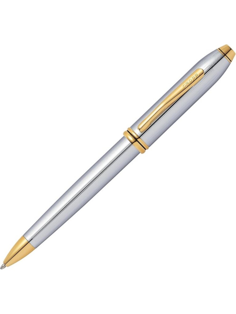Elegant Gold Trim Ballpoint Pen, Medium Point, Black Ink - Perfect Gift Idea!